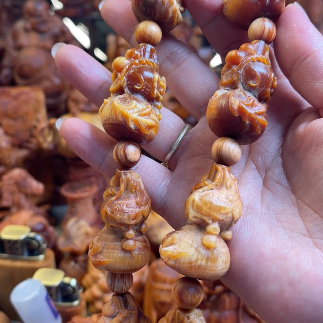 松木（琥珀木）其他微瑕葫芦手持