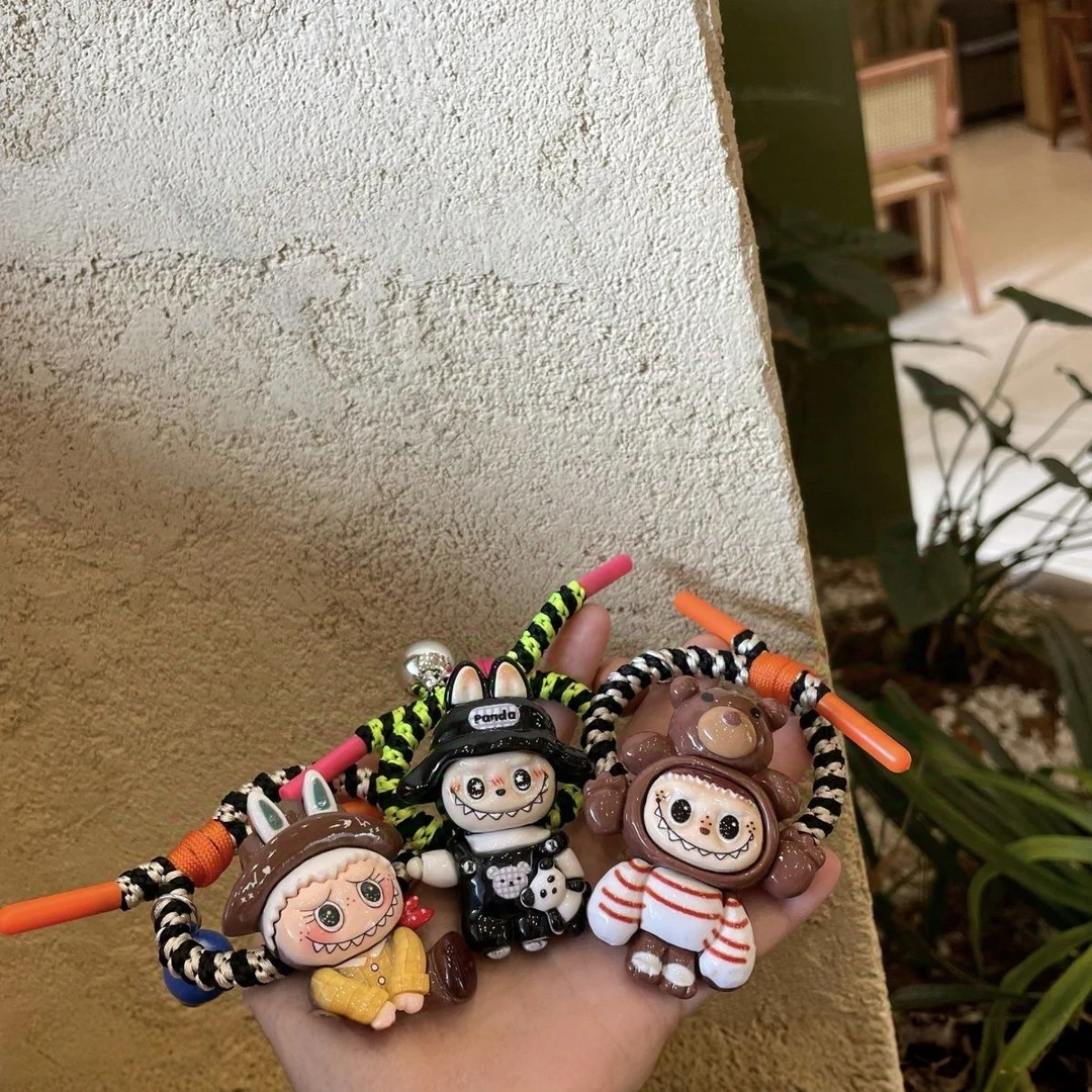 2025新款夏季头绳高弹力耐用发圈可爱拉布布少女橡皮筋女扎头发绳