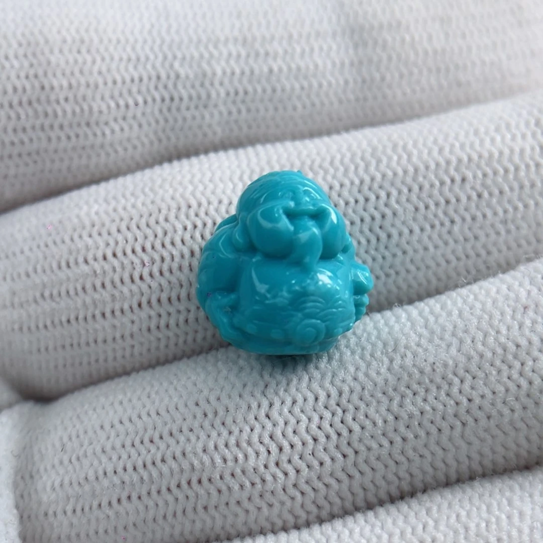 绿松石颈饰未镶嵌卡12.6-13.3-9.6