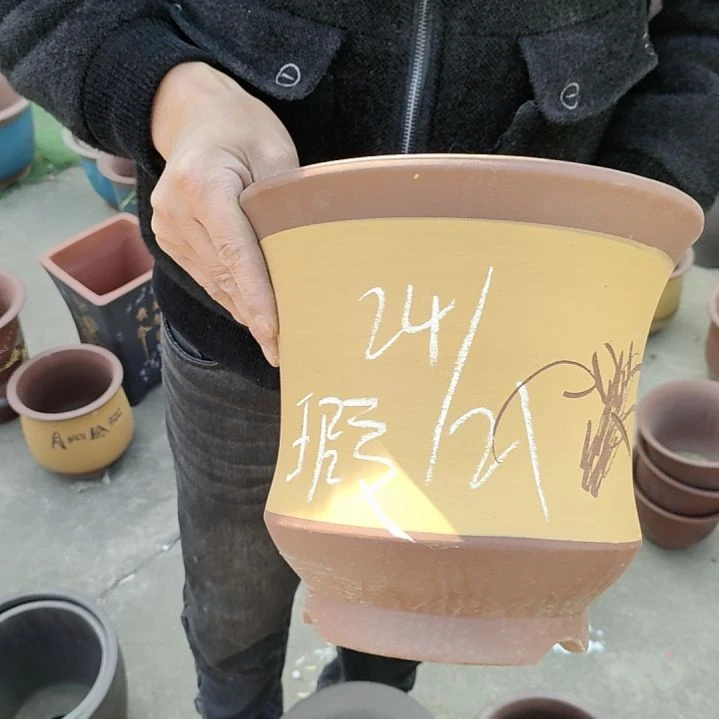 紫砂花盆江苏宜兴紫砂花盆