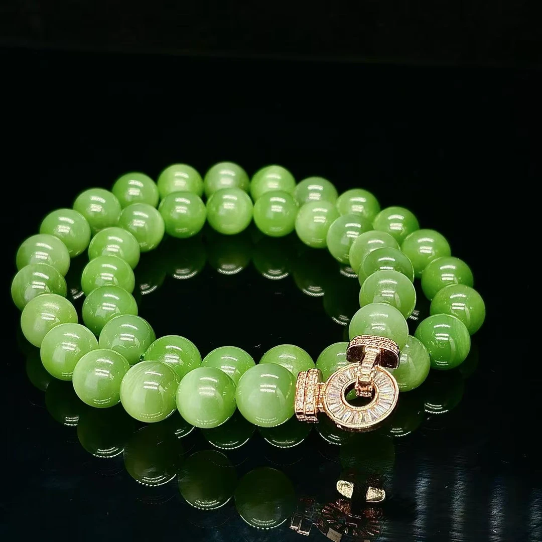 A826 和田玉珠链 LH152501