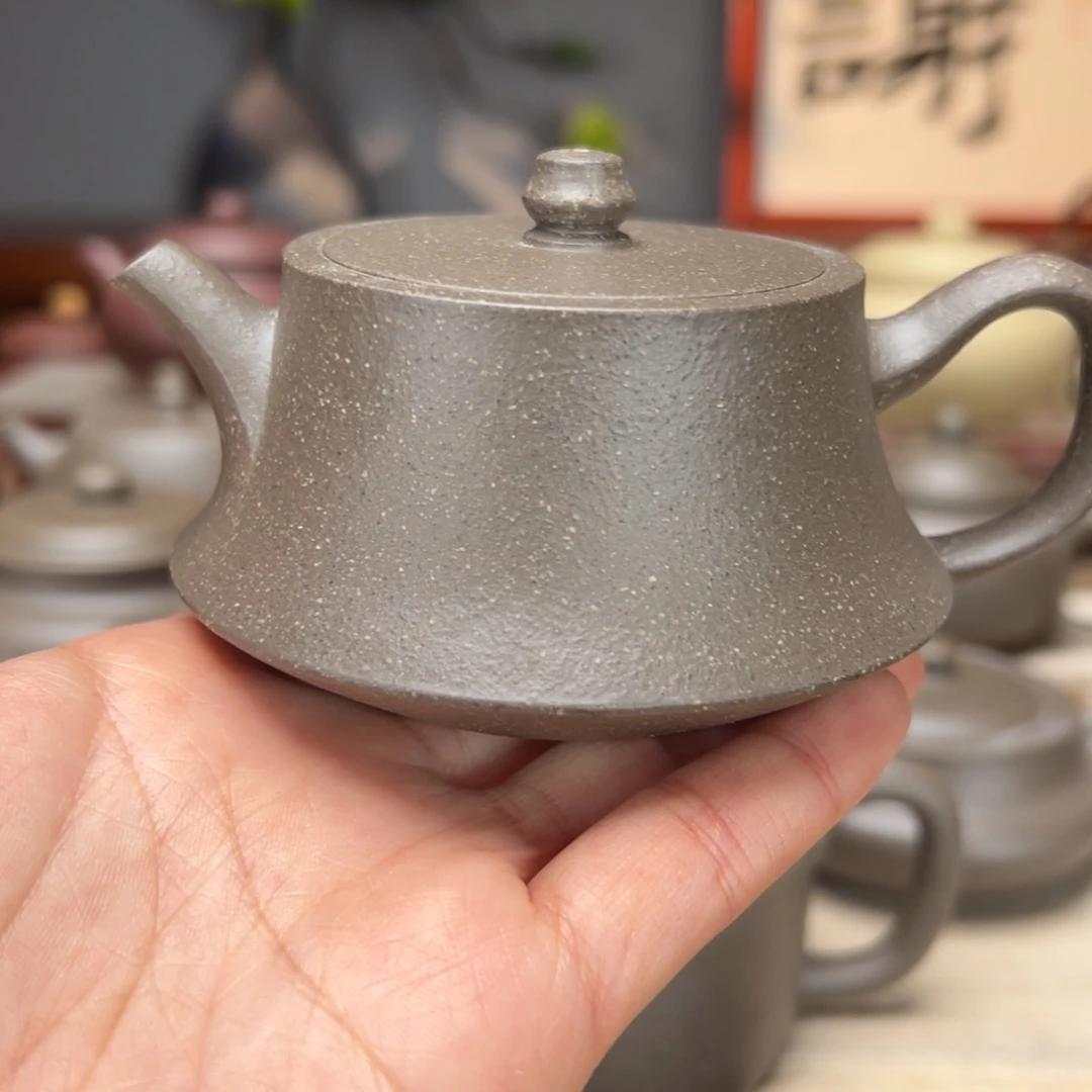 紫砂茶壶言*尽蟹壳青的150