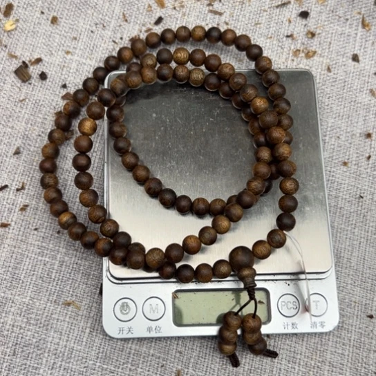 沉香手串雪**声卡8的26克