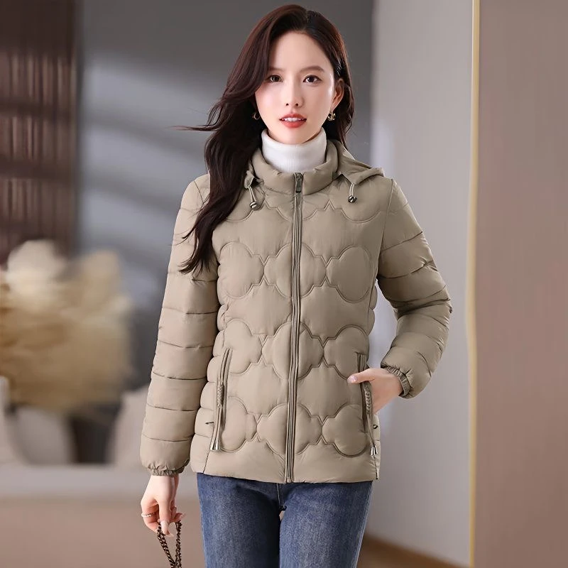 中老年棉服外套2025冬季韩版时尚百搭棉衣女加厚宽松面包服