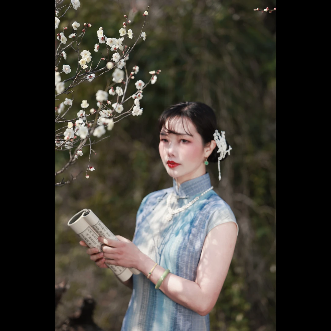 素·问  top ulara 民国复古春夏日常少女书卷气古法无省旗袍