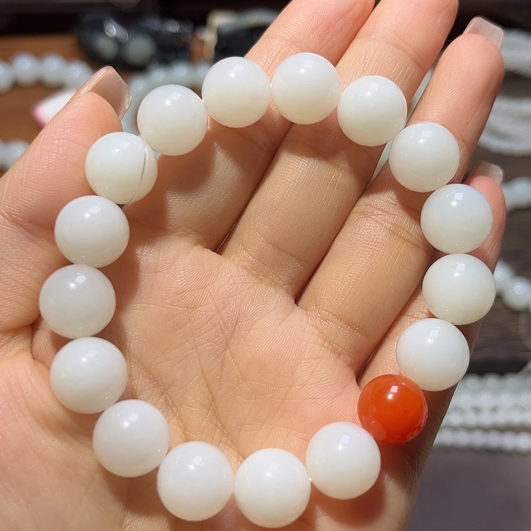 和田玉未镶嵌手链