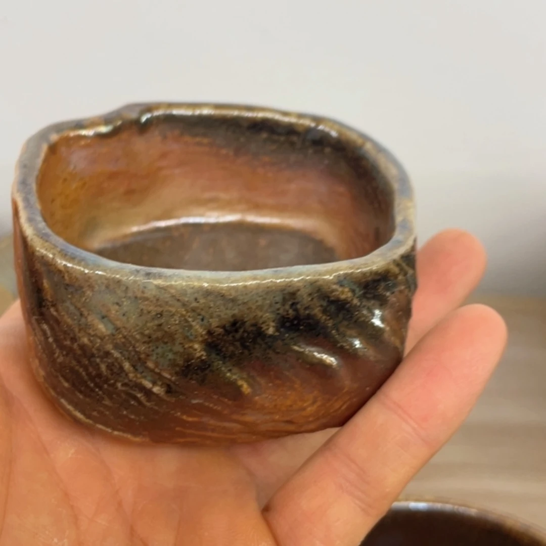 【闪购商品】陶建水紫陶柴烧主人杯