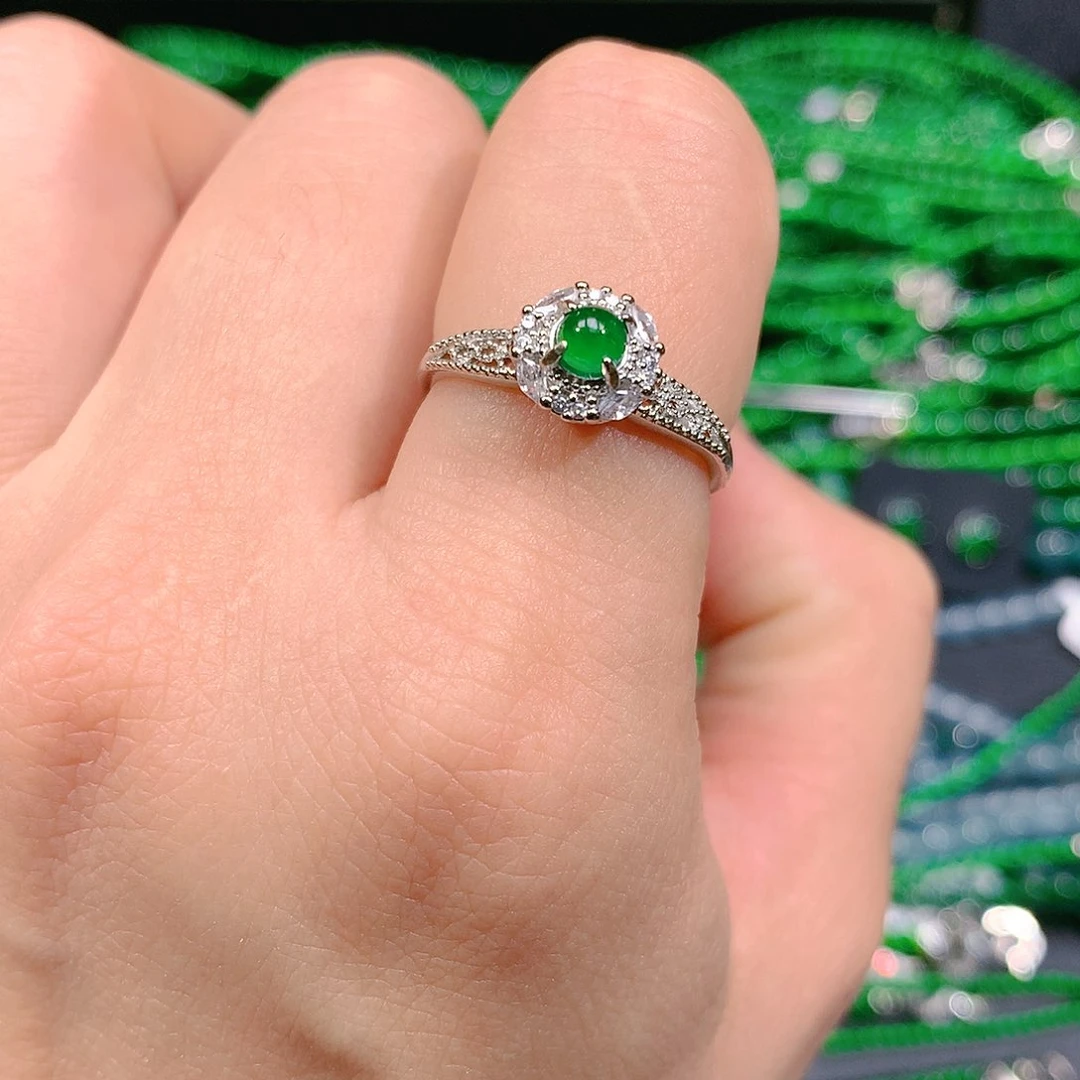 翡翠手链未镶嵌天然