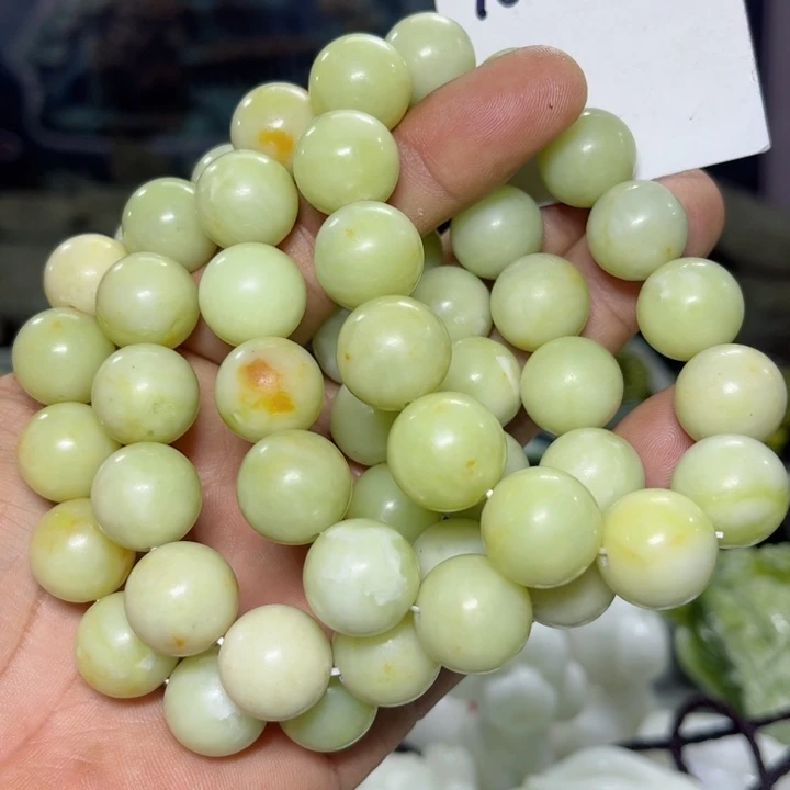 蛇纹石玉手串未镶嵌