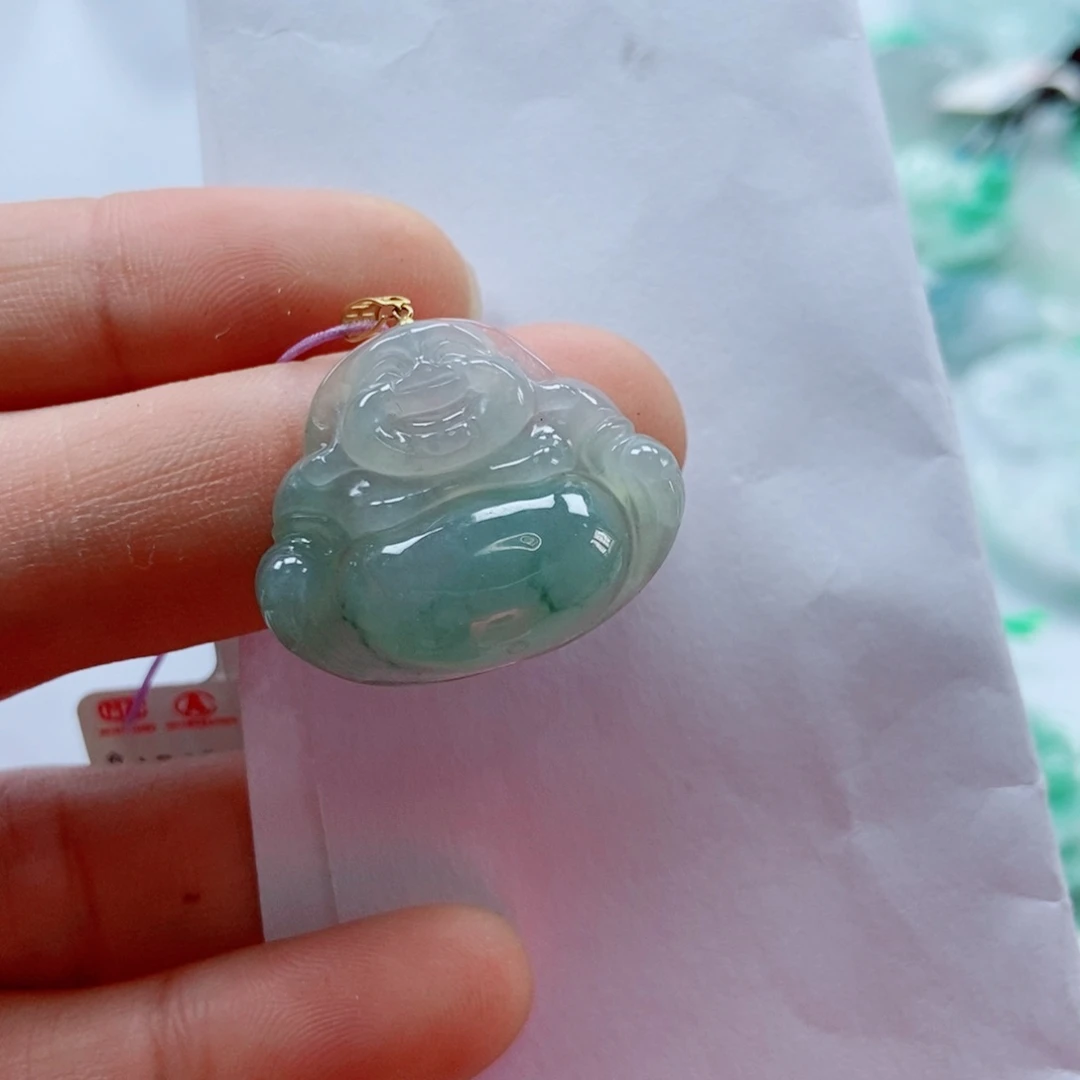 翡翠颈饰未镶嵌天然