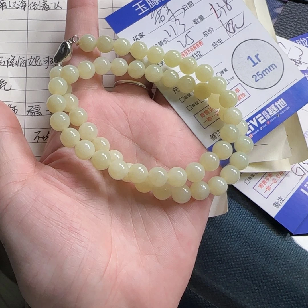 和田玉未镶嵌颈饰香**香