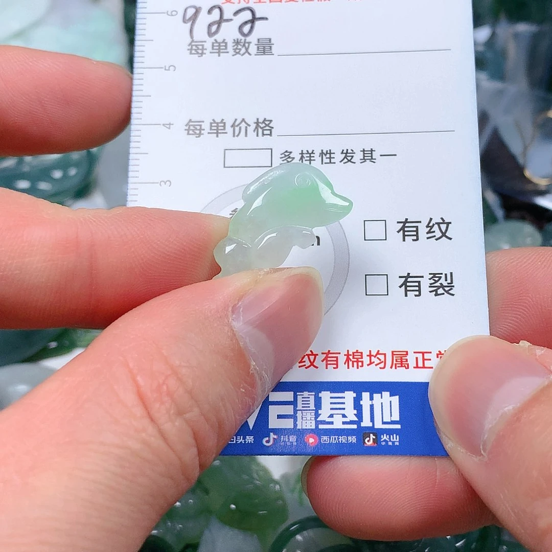 翡翠颈饰未镶嵌天然翡翠