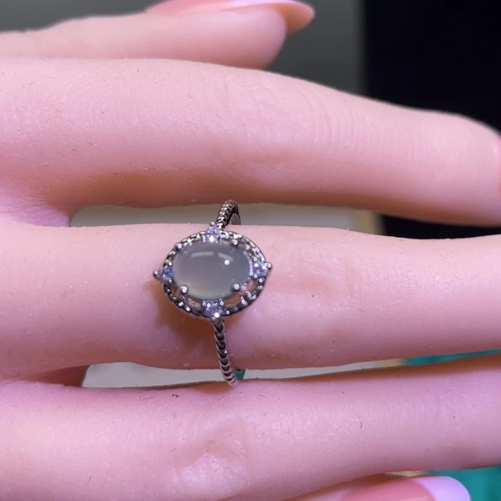 翡翠未镶嵌戒指002