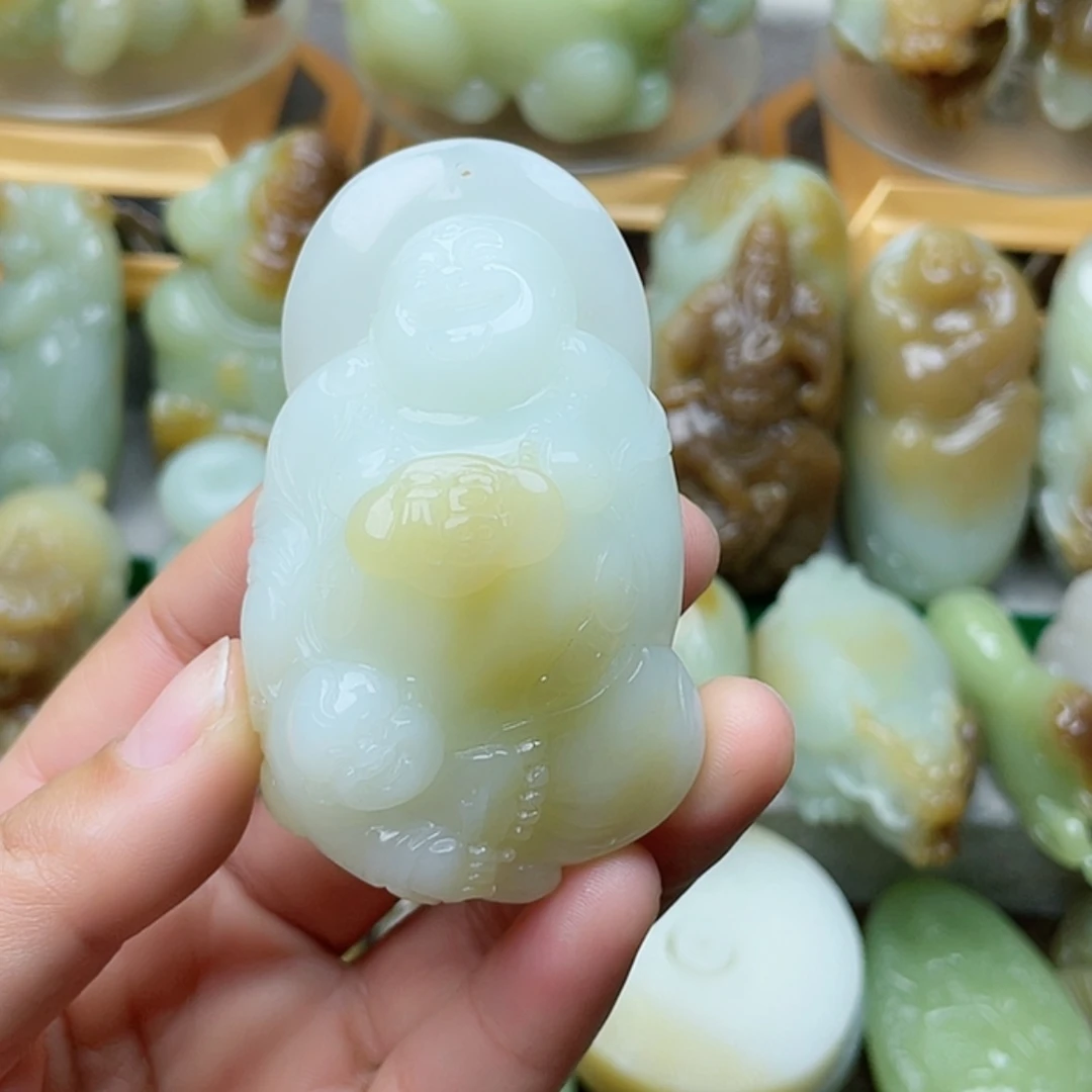 【闪购商品】未镶嵌和田玉挂件大**去