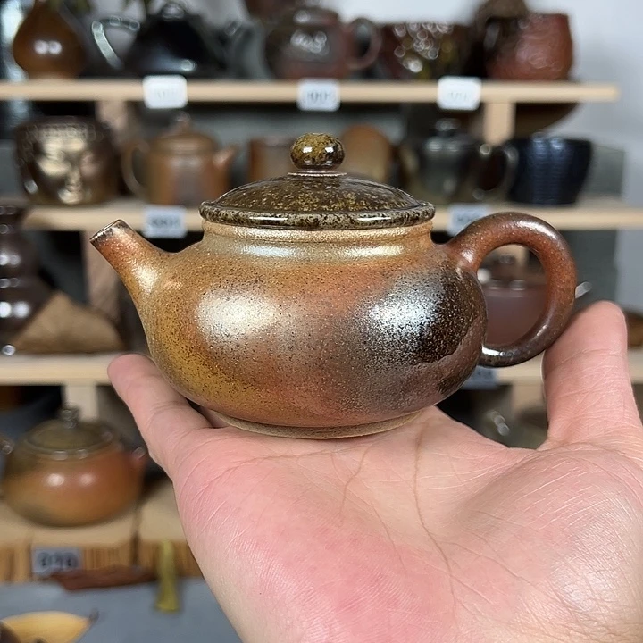 建水紫陶裸烧柴烧200cc