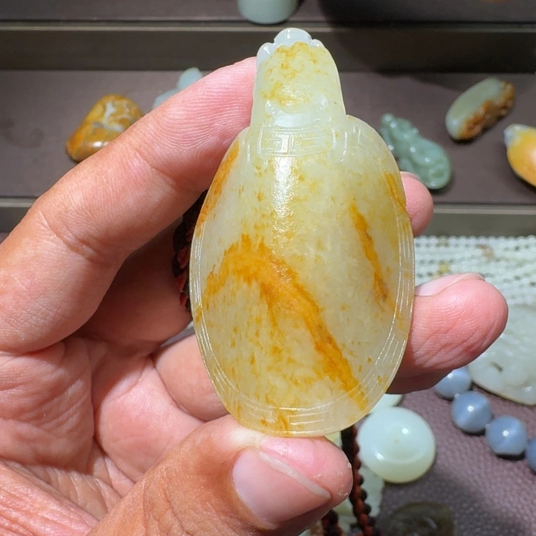 和田玉未镶嵌吊坠(不含链)