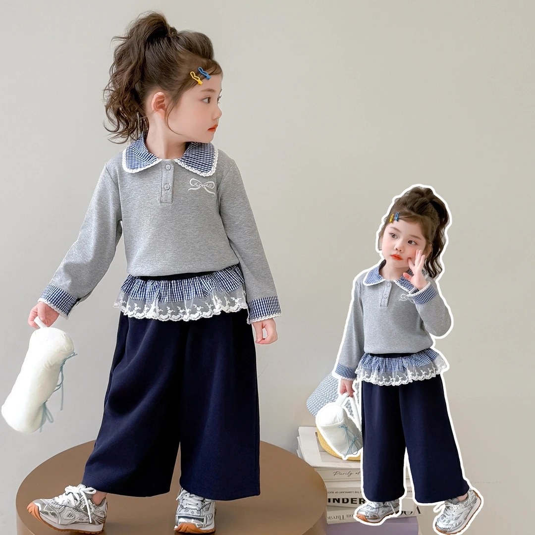 女童套装长袖两件套