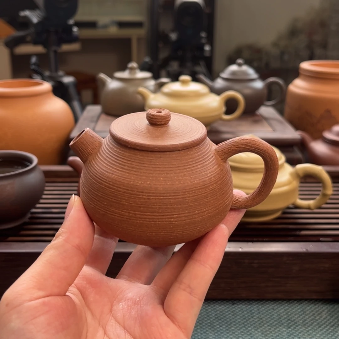 茶壶紫砂茶**香桃花泥巨轮珠