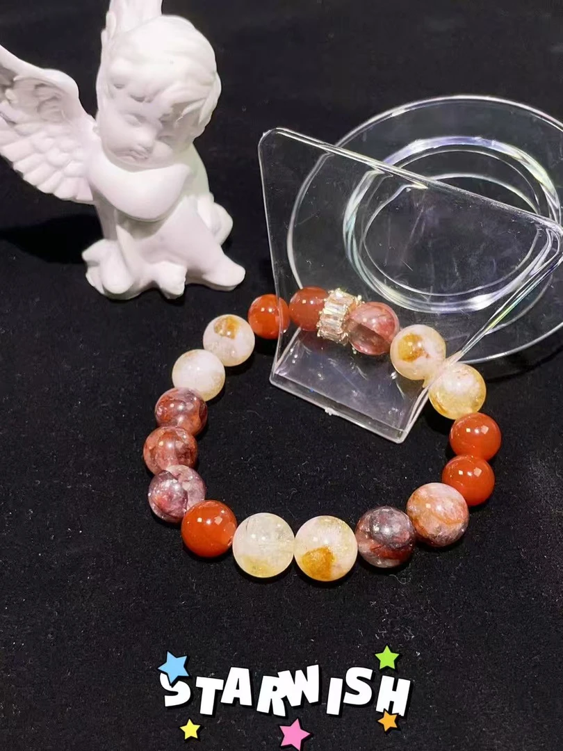 大米数红胶花水晶
