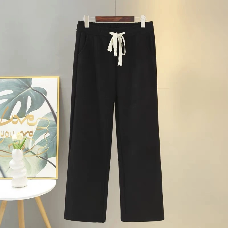 9902黑色简约卫裤休闲裤