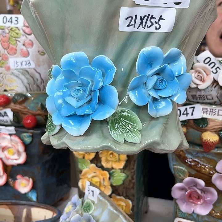 紫砂花盆粗陶材质多肉花盆