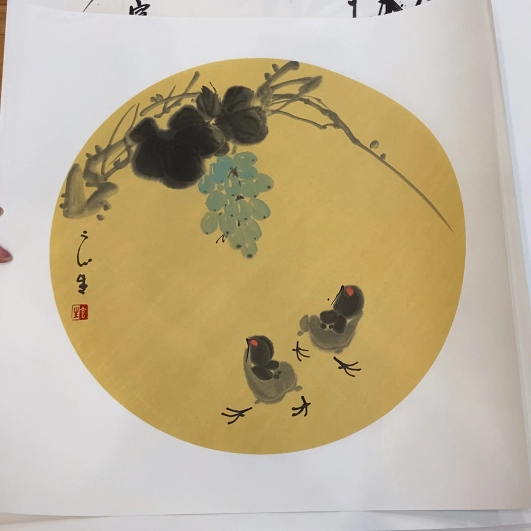 国画墨鱼精品墨鱼精品