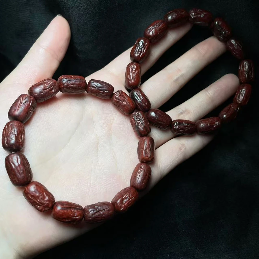 【小宝珠宝】15 T84027-小叶紫檀单圈手串-多样性发其一-9mm