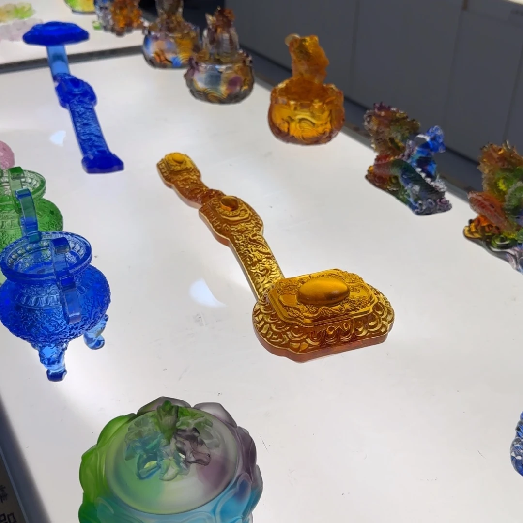 康***之琉璃手工艺品50厘米如意