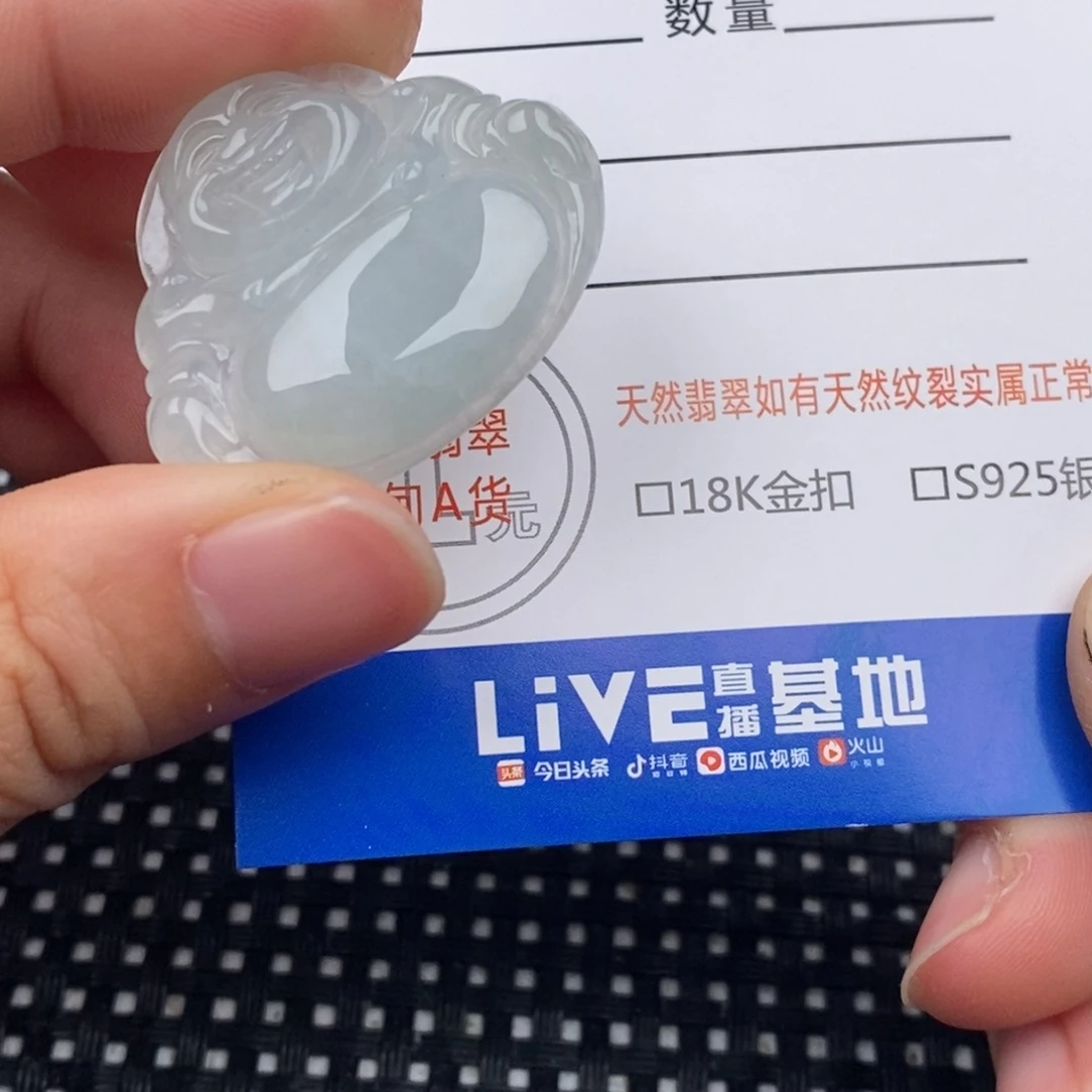 翡翠银S925镶嵌颈饰