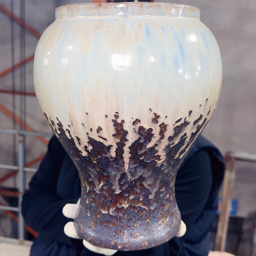 紫砂花盆高26口15