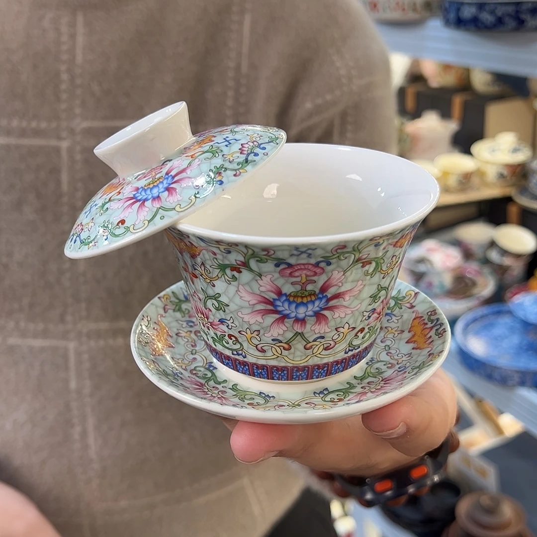 盖碗很漂亮我很喜欢