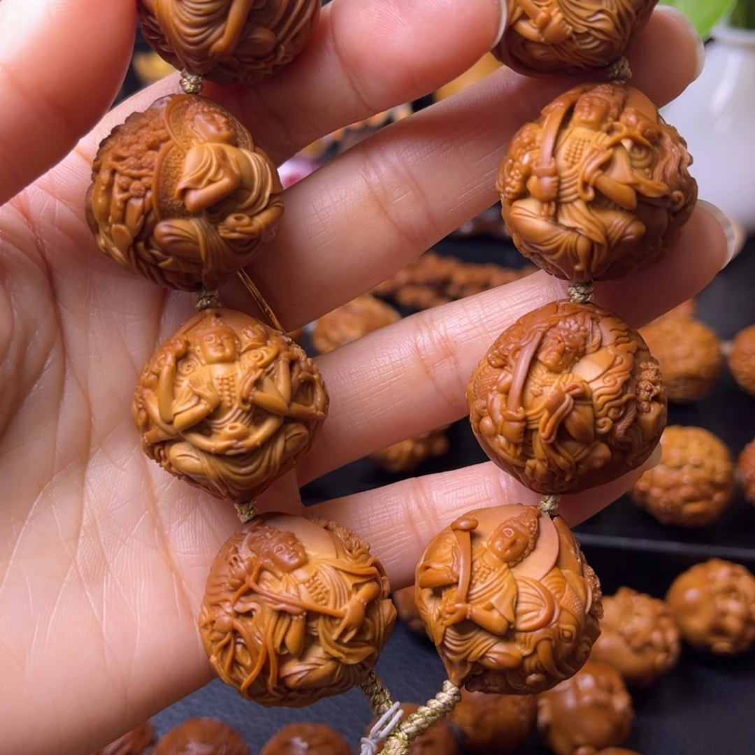 橄榄核手串/手链十二生肖守护神万佛