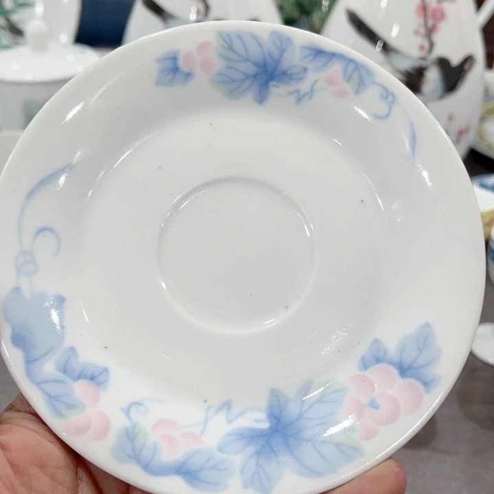 壶釉下五彩的瓷器和瓷器