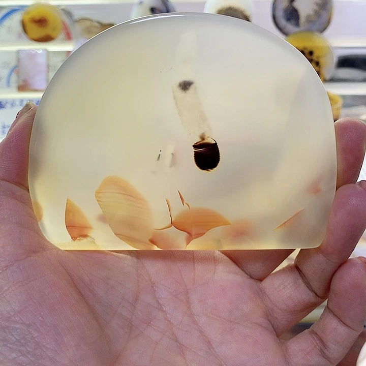 玛瑙/玉髓吊坠未镶嵌老*