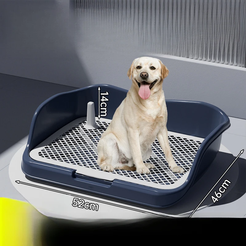 狗厕所尿盆小型中型大型犬排便高围栏引导厕所尿垫网格式
