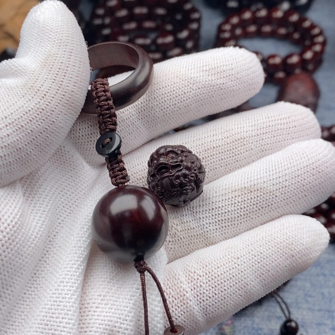 出***的小叶紫檀手串/手链跑环