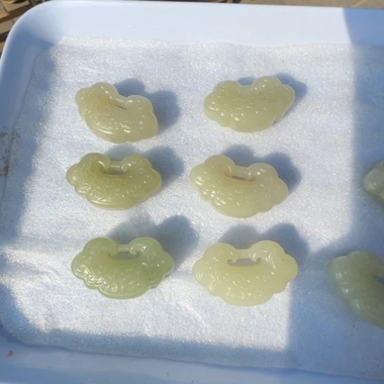 和田玉颈饰未镶嵌多样性发一