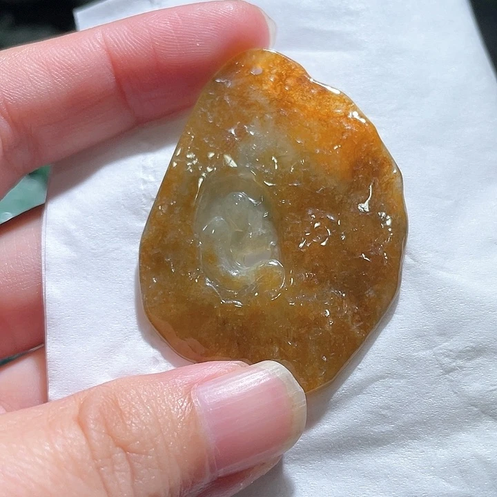 颈饰未镶嵌翡翠天