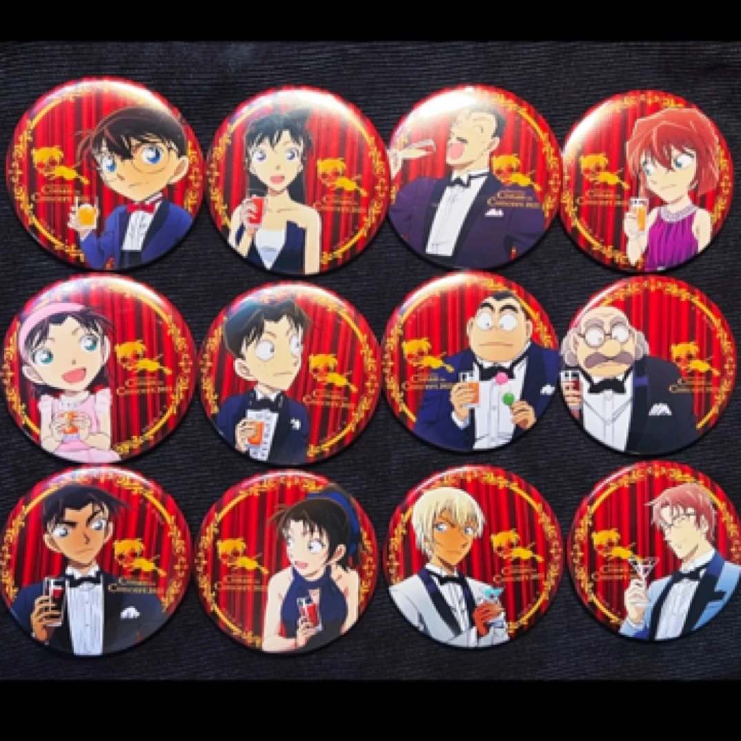 【一二拆】名侦探柯南香槟转盘音乐会乐器吧唧烫金卡（盲盒代拆）