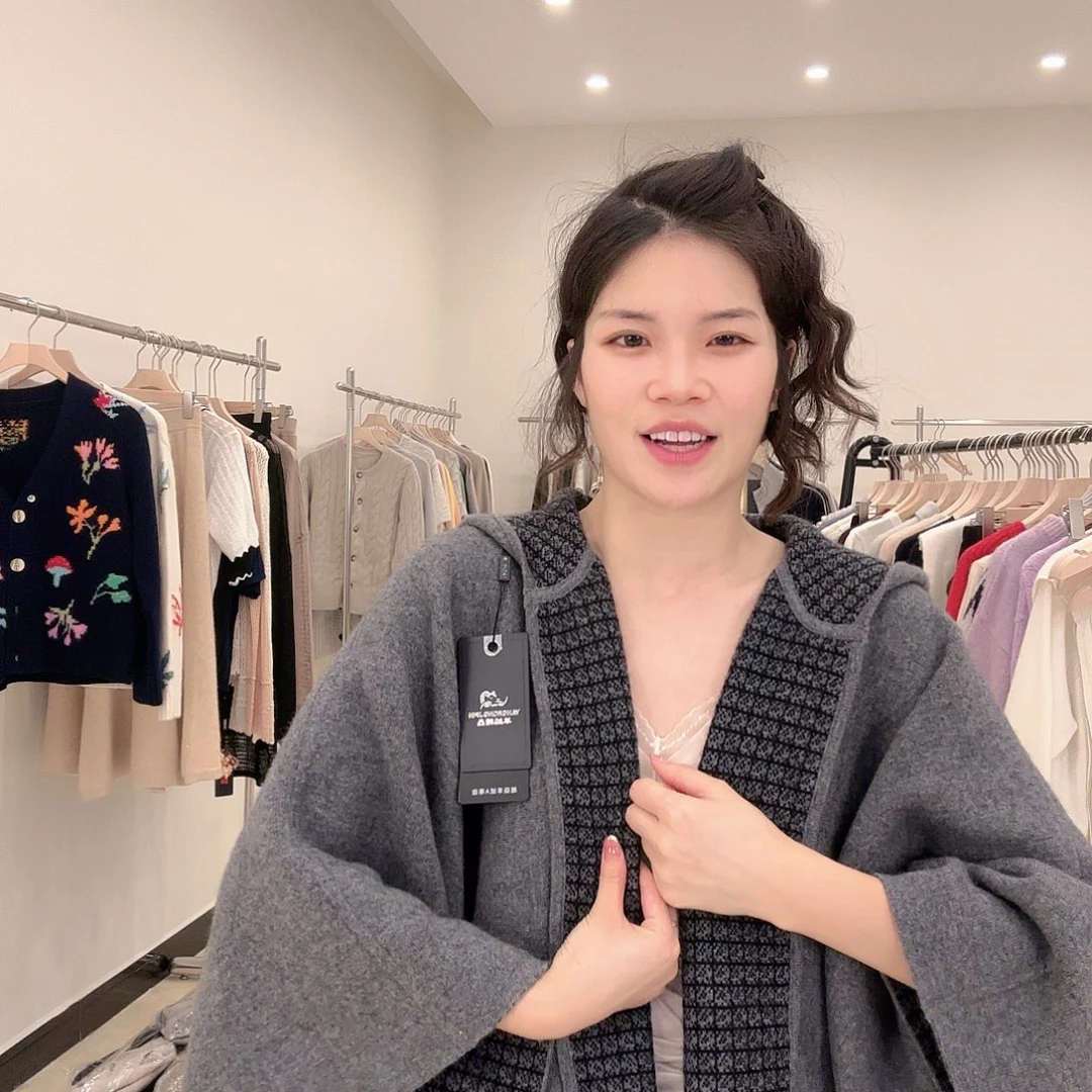 大斗篷山羊绒空气层1000克