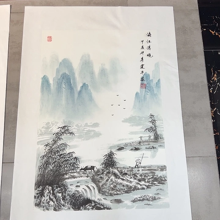 国画精品手绘国画作品