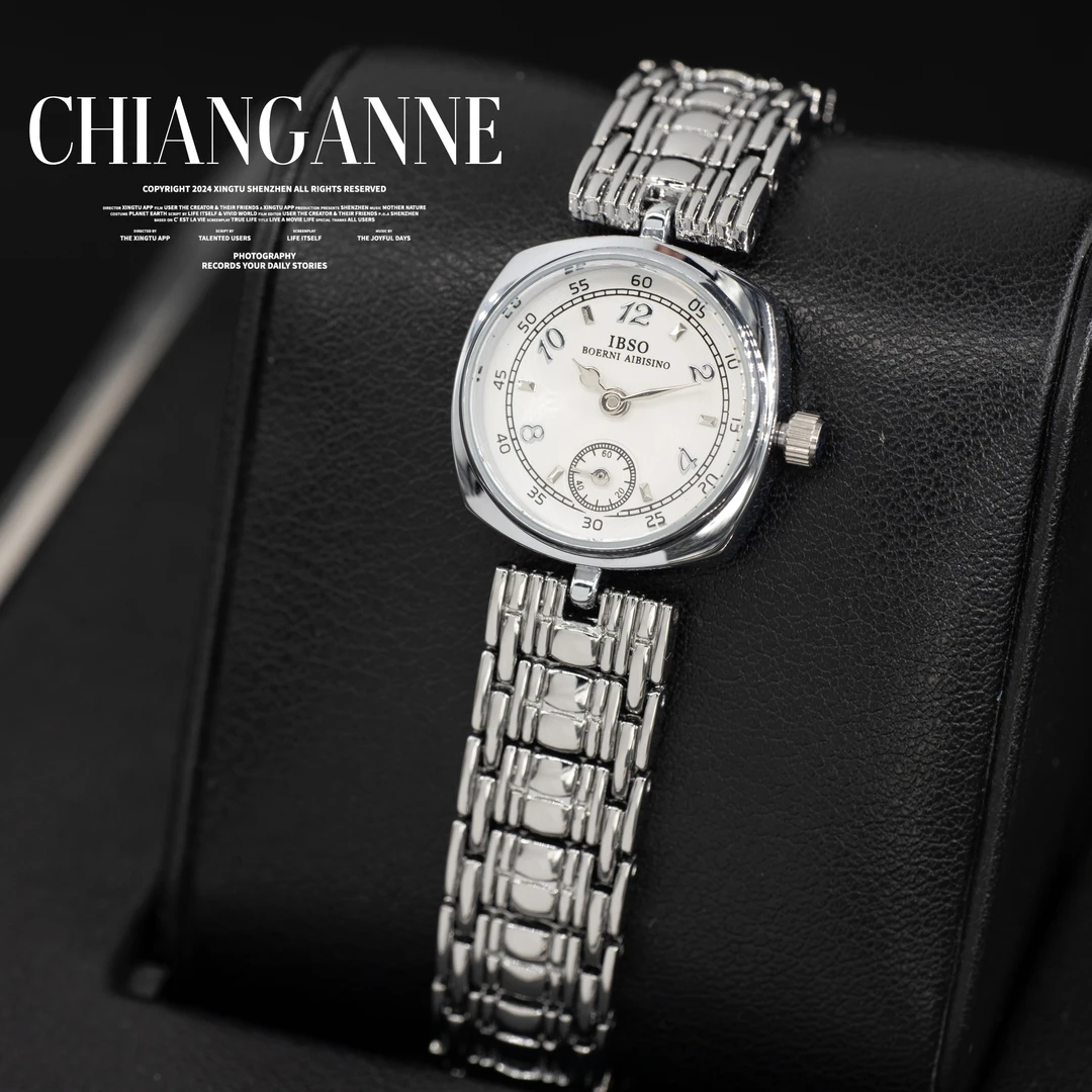 方形防水女表新品爆款简约气质轻奢时尚手表石英生日礼物腕表女款