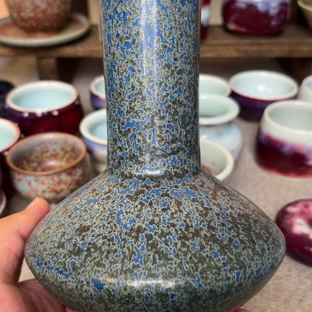 钧瓷手工制作烧制的