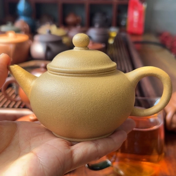 茶壶紫砂黄金段水平180cc