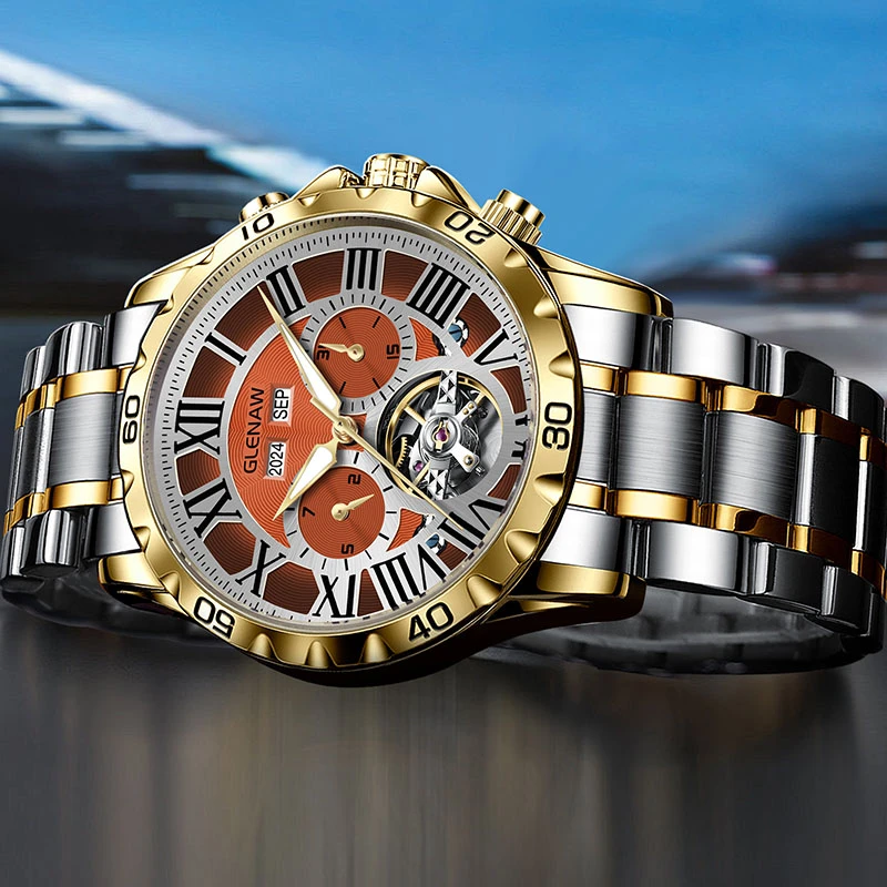 格伦全自动机械表潮流时尚【活动进行中】8698