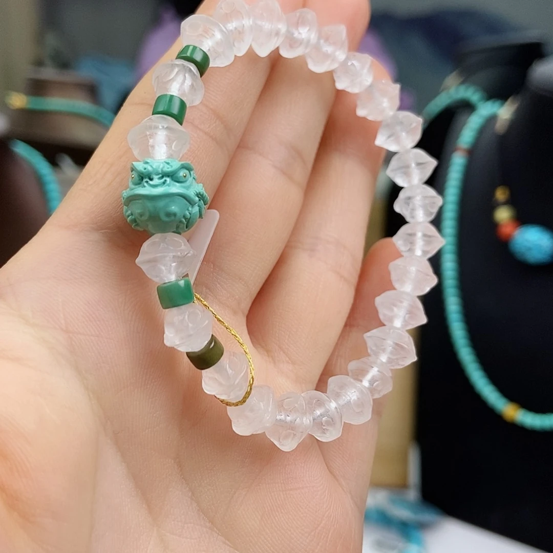 未镶嵌绿松石珠宝奇石