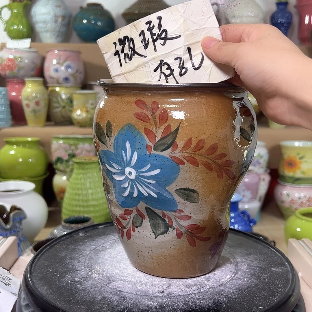 景德镇陶瓷花盆花器瑕222