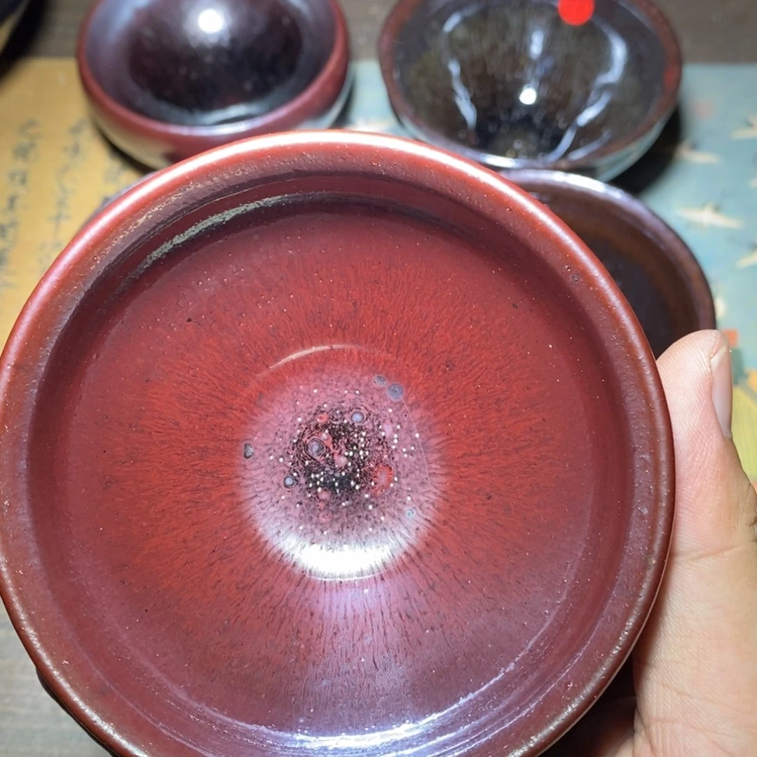 ****友建盏龙窑柴烧手工