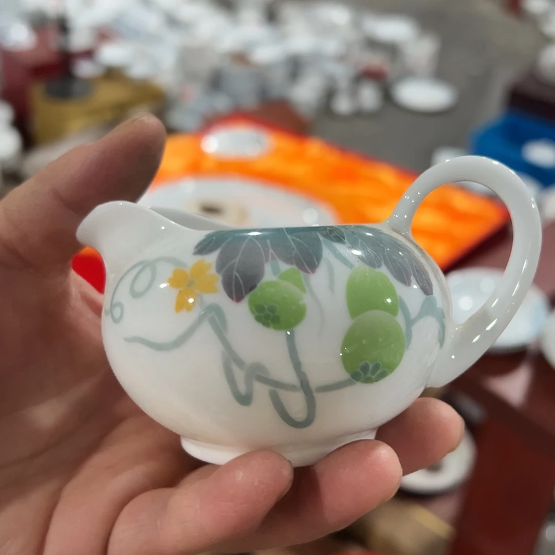 醴陵瓷直播供货基地手绘120毫升