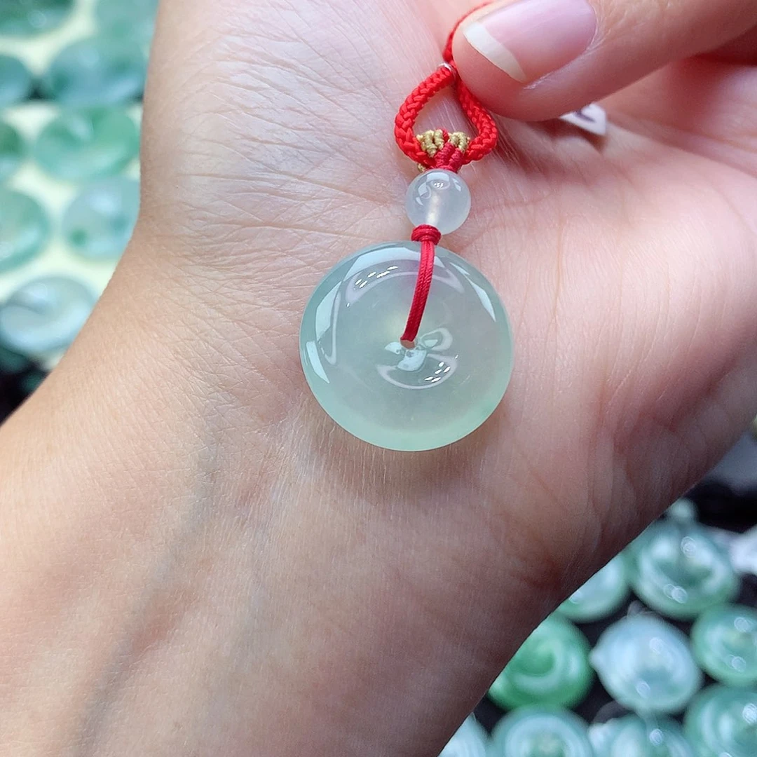 翡翠颈饰未镶嵌71尺寸19-5.8